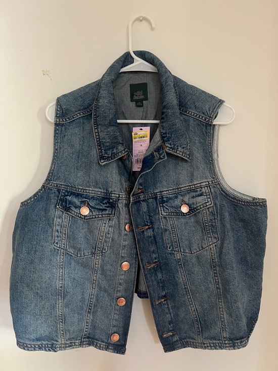 wild fable Jackets & Blazers - wild fable Light Blue Denim Vest